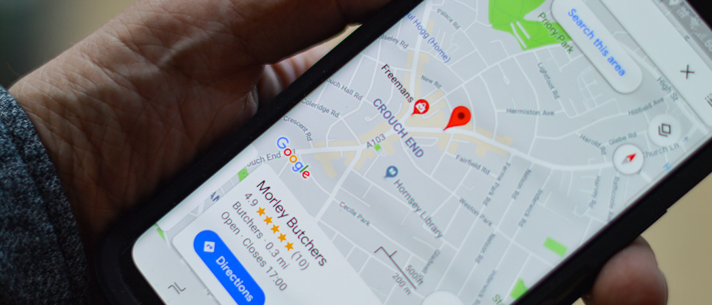 Mobile Google Maps search