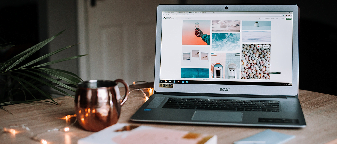 Image search on laptop