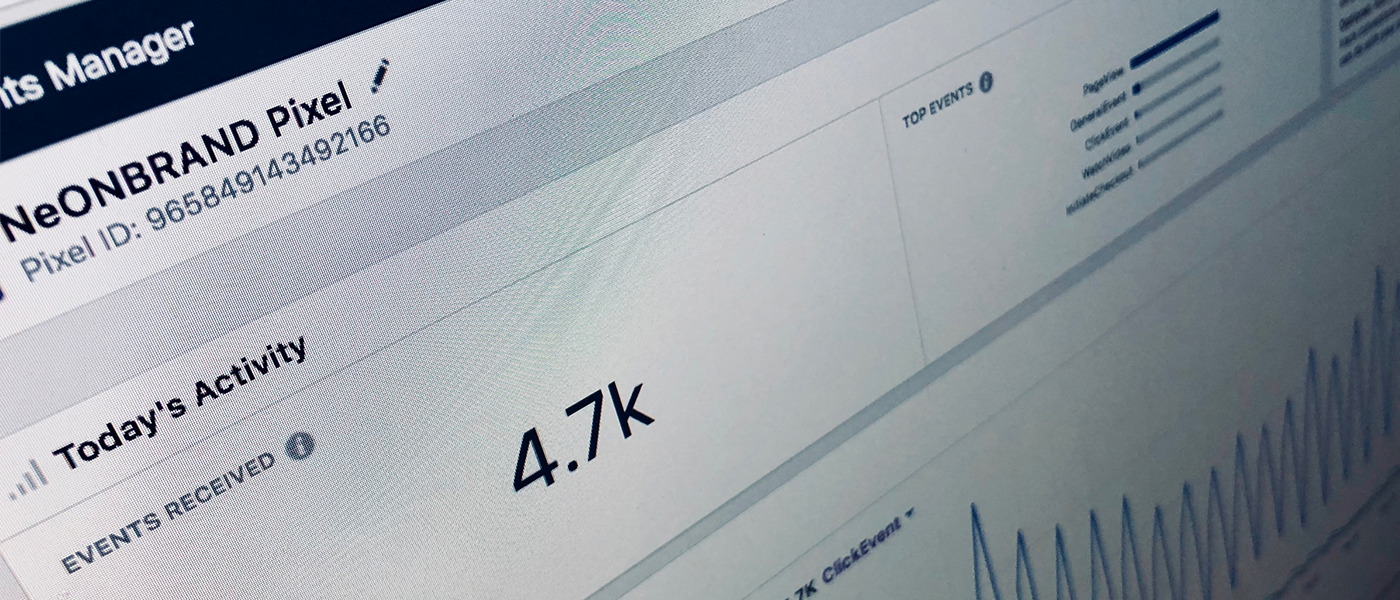 analytics on laptop screen