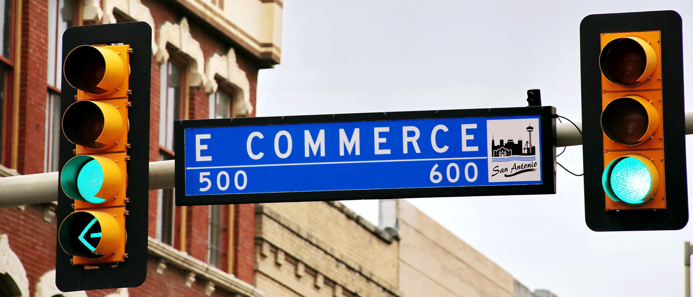 ecommerce street sign