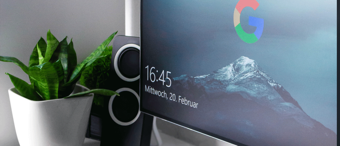 close up of desktop lock screen