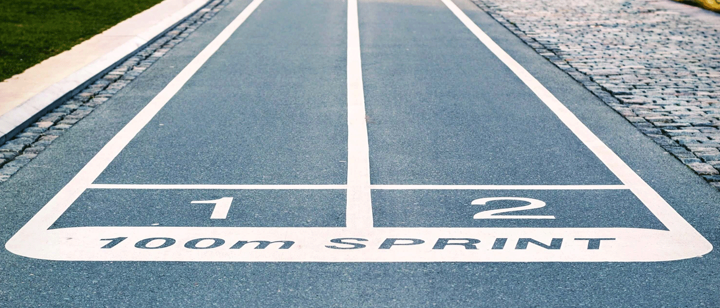 2 sprinting lanes