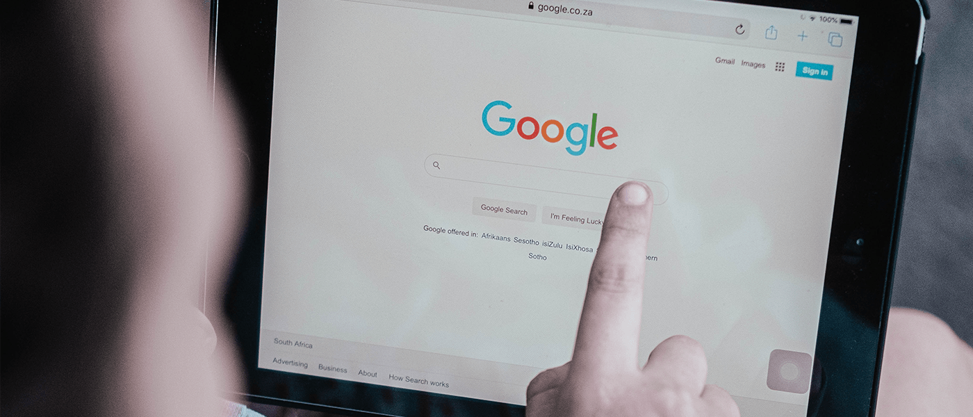 google search on ipad