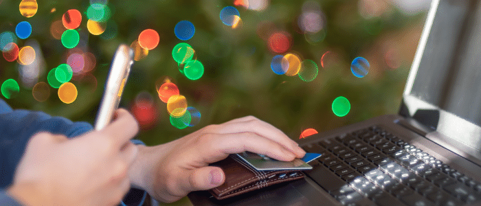 Laptop e-commerce payment