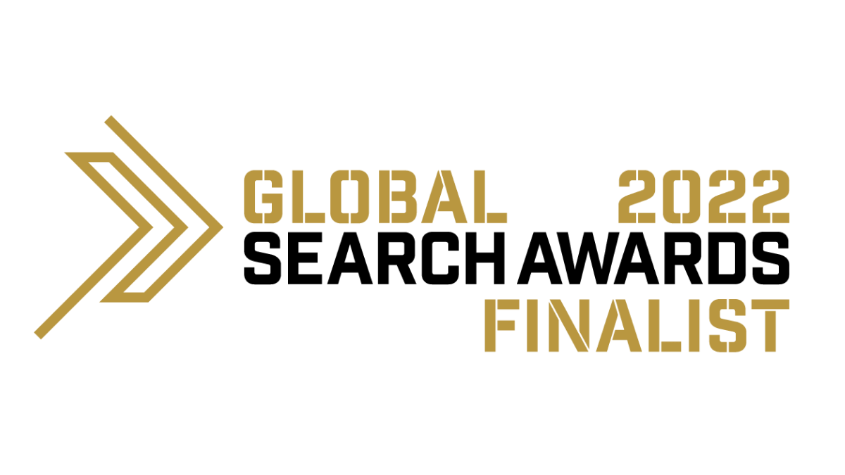 Global Search Award Finalist 2022 badge