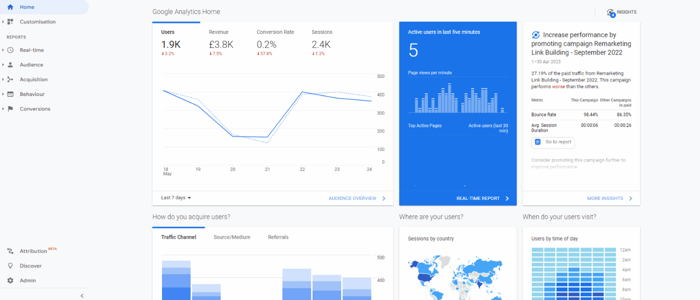 Blog: The core differences between Universal Analytics and GA4